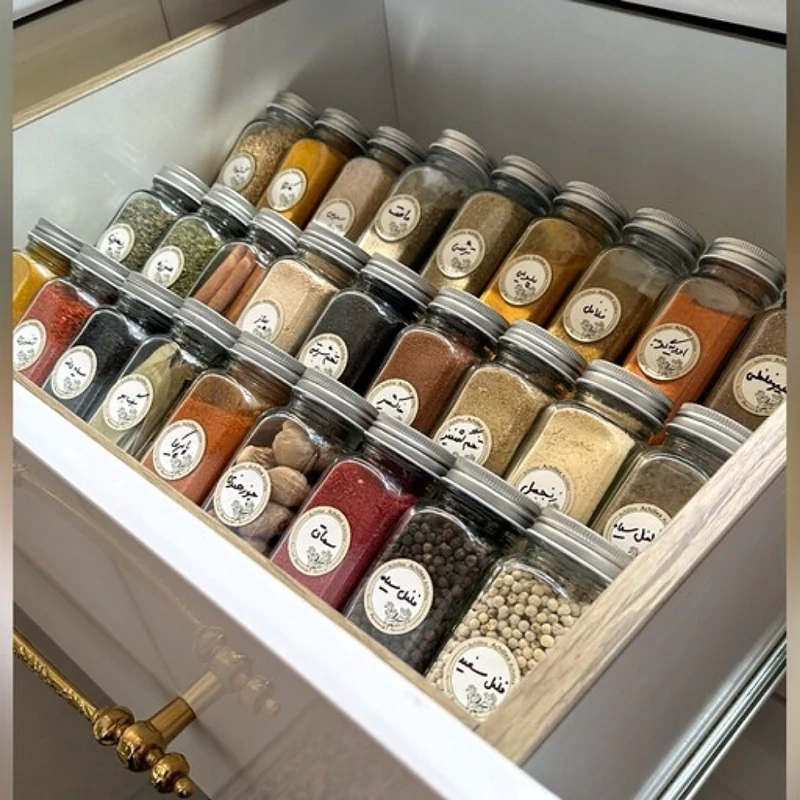 استند نظم دهنده شیشه ادویه مک کارتی داخل کشویی مناسب نظم دادن به شیشه های ادویه مک کارتی المارکت