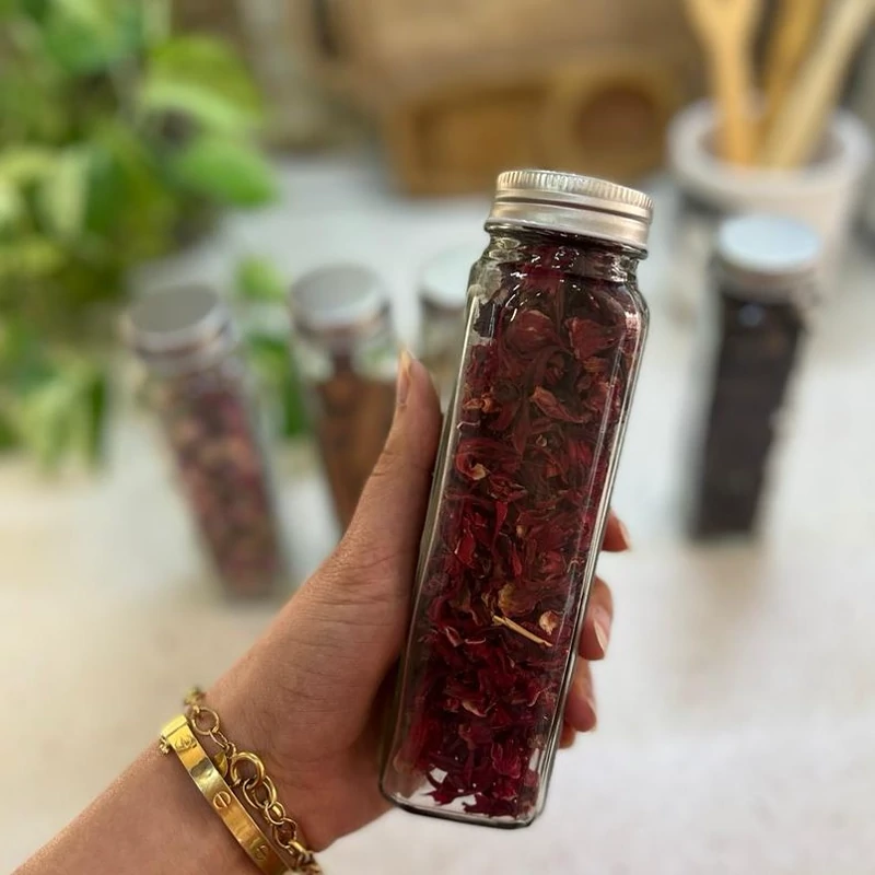 شیشه ادویه چهارگوش مک کارتی ارتفاع 16.5 سانتی متر المارکت